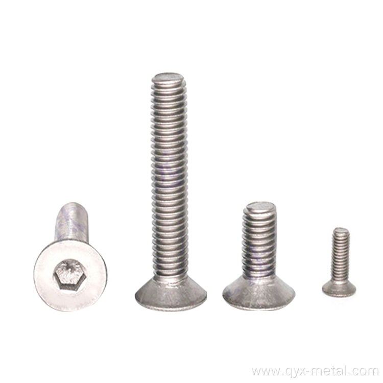 High Quality Titanium Countersunk Head Bolts for Vehicles