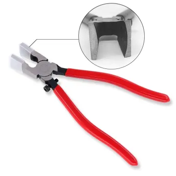 Wholesale Heavy Duty Breaker Pliers and Glass Running Pliers with Flat & Curve Claws for Stained Glass Work