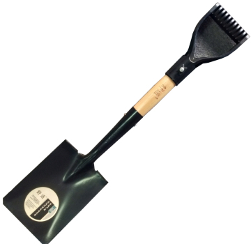 Wooden Handle Square Shovel Farming Digging Tool Spade