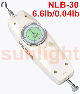 Analog Force Gauge Push and Pull Force Meter 30N/6.6LB NLB-30