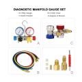 CT-536ALA MELUNIM MEFOLD GAUGE SET HVAC نظام التبريد التلقائي مكيف الهواء AC الشحن R134A R502 مقياس المنوع