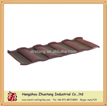 Roman type Stone Coated Aluminum Metal Roof Tile