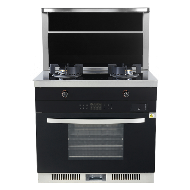 Multifunctional Gas Hob Range Hood And All-in-one Steam and Oven Home Kitchen 4 in 1 Integrated Cooker