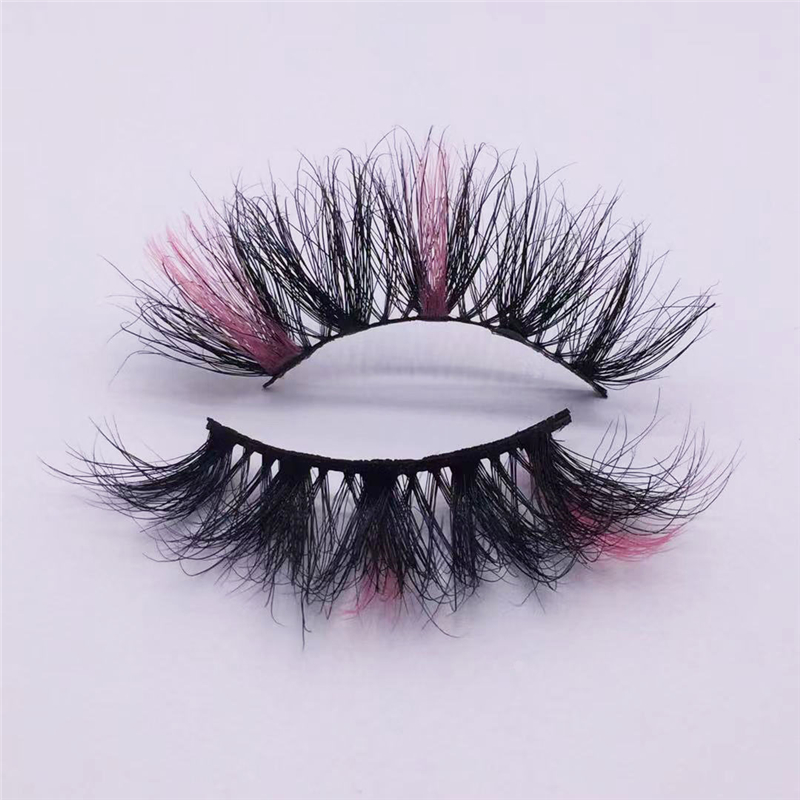 Mink Lashes With Pink