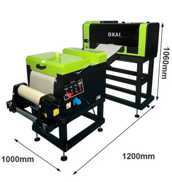 OKAI CMYK+W 5COLOR DTF Machine 30 سم
