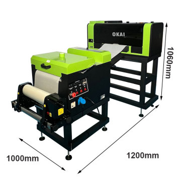 OKAI CMYK+W 5color dtf printer machine 30cm