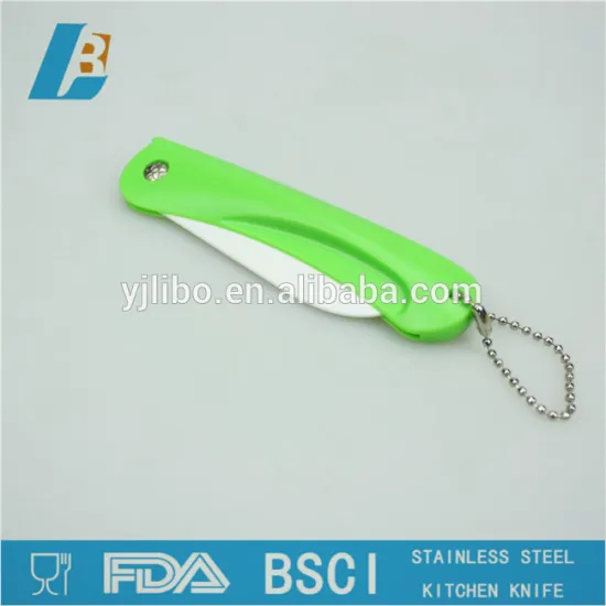 folding knife with ceramic blade