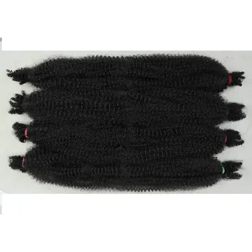Afro Marley Hair Springy Afro Twist extension spring afro twist braid Box Brainding Hair Crochet Hair