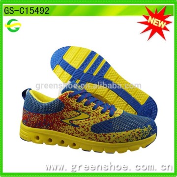 2016 Newest style sport fly kniting shoes men walking shoes