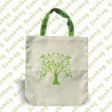 Bag, Made of 6oz Natural Cotton Canvas or Organic Cotton