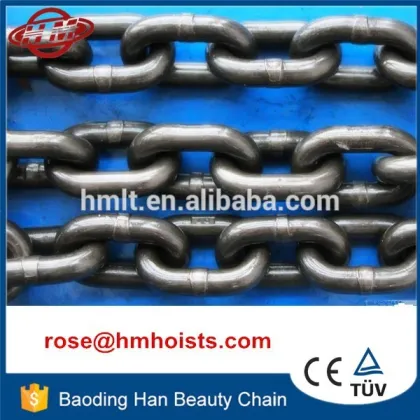 black 6mm hoist load chain g80