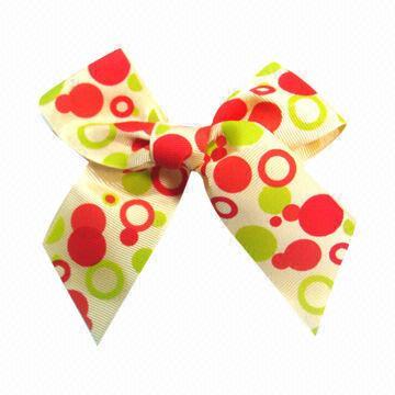 2013 new design printed ribbon bows