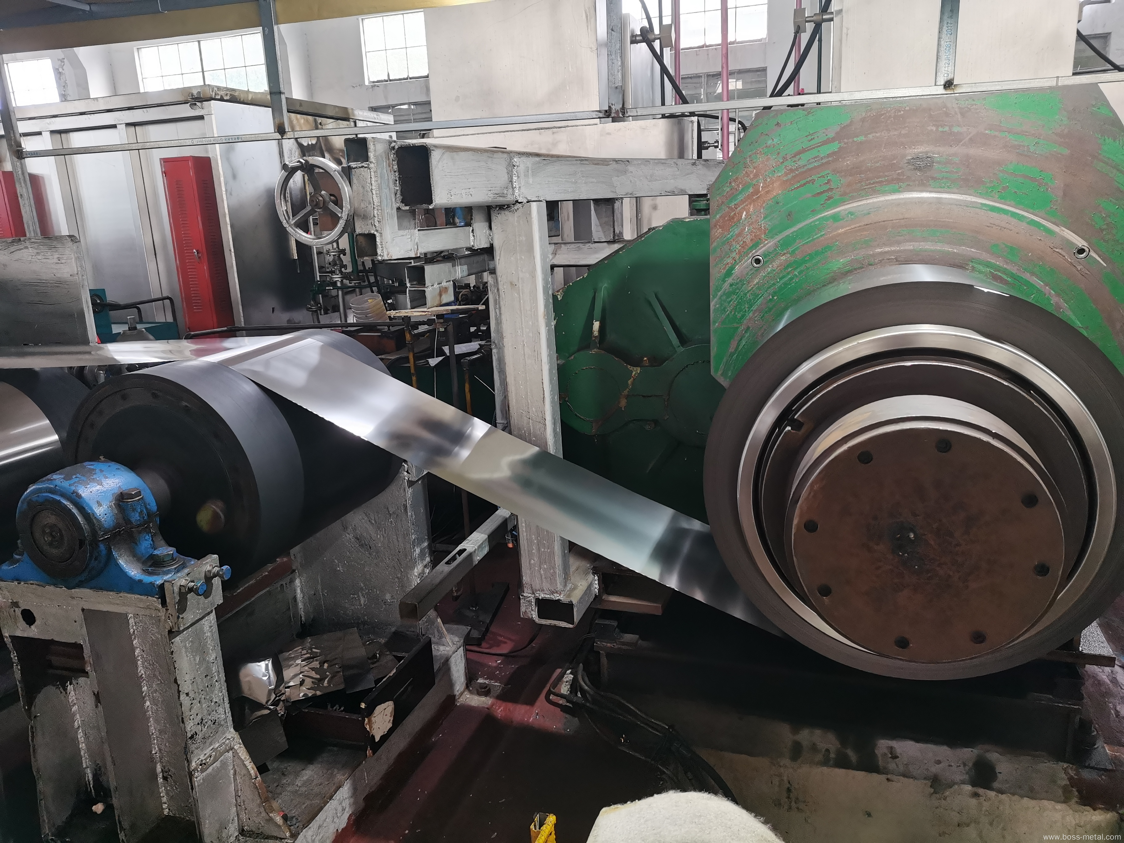 metal strip punching coil folding