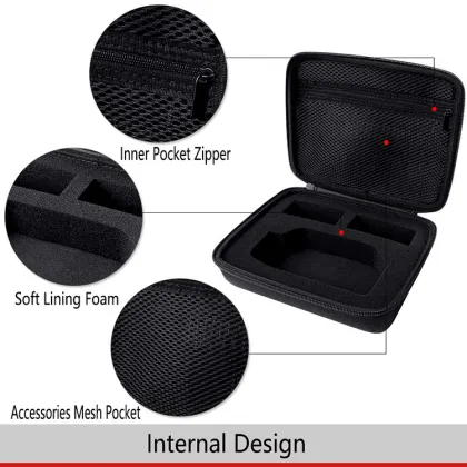 Custom Hard EVA Travel Storage Case with Thermometer for Braun Digital Ear Thermometer Thermo Scan