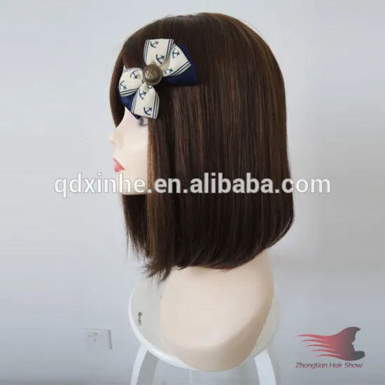 Color #8/6 European Hair BOB Jewish Wig Overnight Shipping