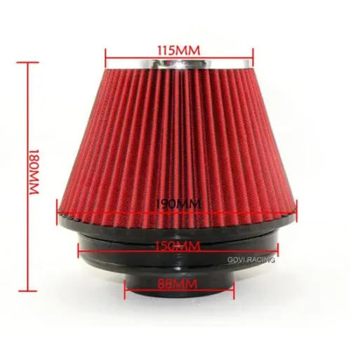 6 -Zoll -Autoluftfilter mit 3,5 -Zoll -Geschwindigkeitsstapel