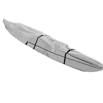 Customized Waterproof 300D 600D Polyester Kayak Canoe Cover - UV Resistant Rainproof Dustproof Boat Cover