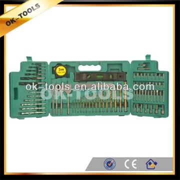 new 2014 China alibaba wholesale supplier 78-Piece Drill Bits Set tool box manufacturer