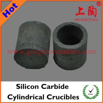 Silicon Carbide Cylindrical Crucibles