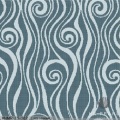 Wavy Lines Repeating Pattern Glass Mosaic Art Mural