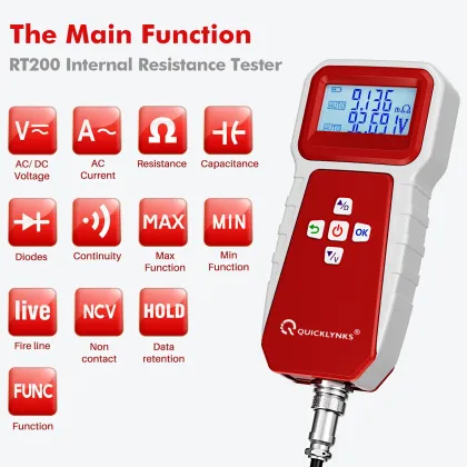 High Precision Internal Resistance Meter - Customizable Factory Tester