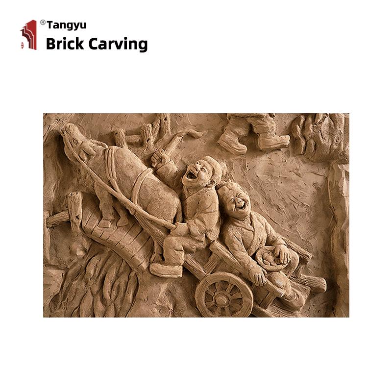 Brick carving for Qingming Festival