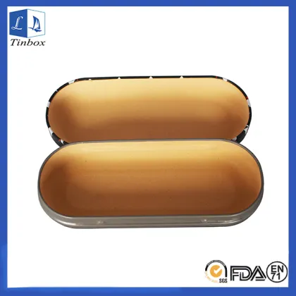 Two-Pieces Custom Metal Glasses Case