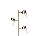 Sliver living room led three-head floor lamp