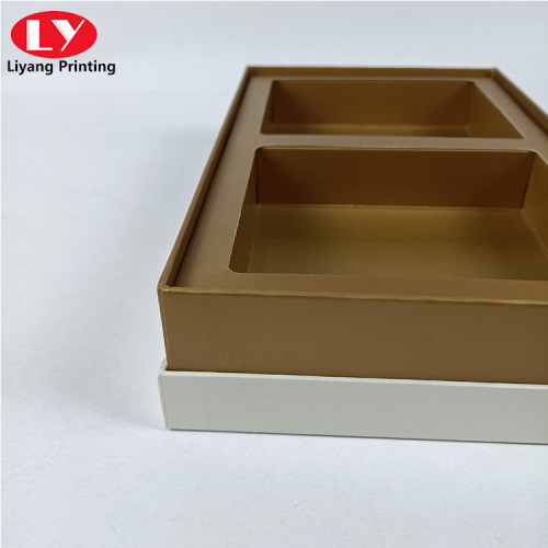 Custom Luxury Rigid Cardboard Hautpflege Box Paper Insert