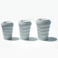 Reusable Silicone Coffee Cup Mug dengan Lid