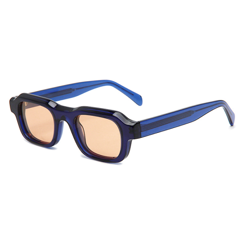 Custom Vintage Chunky Square Acetate Sunglasses