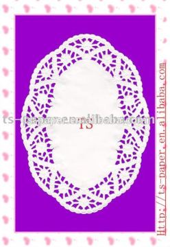 apple style paper doilies