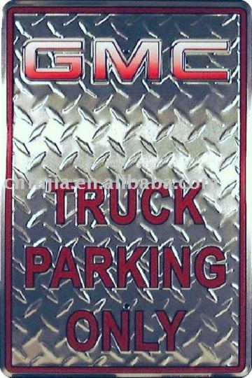 Antique Truck Parking Sign,Parking Mark,Promotion Parking Plate,Retro street road sign