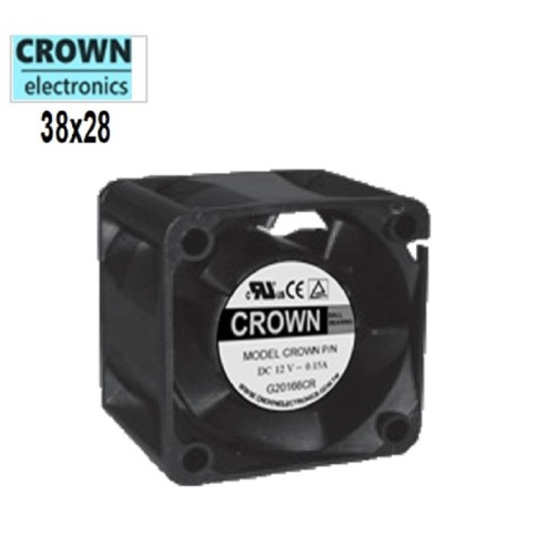 Crown 3828 dc brushless 12V 38x38x28mm fan