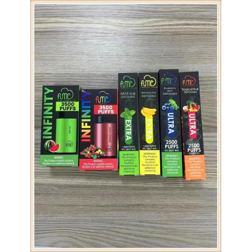 Hojaldres de humo de vape desechable de alta calidad Ultra 2500