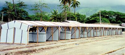 PE tarpaulin reinforced with black bands