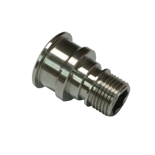قطعات چرخانده شده CNC مهره شیلنگ خودرو دقیق