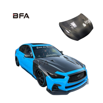 Infiniti Q50/Q50S GTR Style Carbon Fiber Hood and Body Kit Upgrade