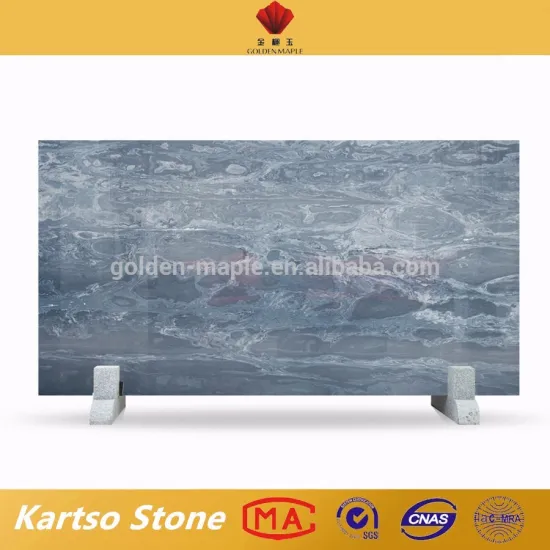 Travertine vein nano crystallized stone big slab
