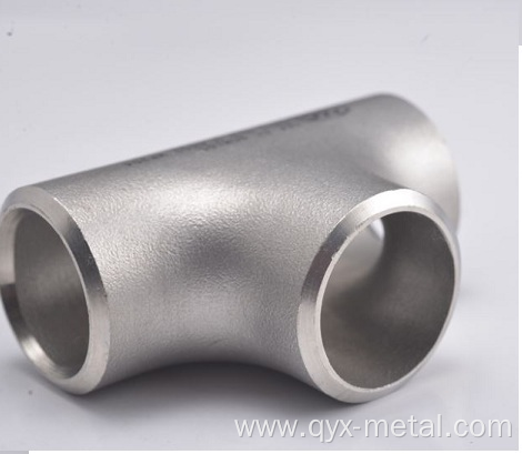 GR2 titanium reducing tee for pneumatic pipe connection