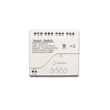وحدة تبديل Tuya Smart WiFi/RF433 2CH مع جهاز التحكم عن بعد zigbee و USB5V