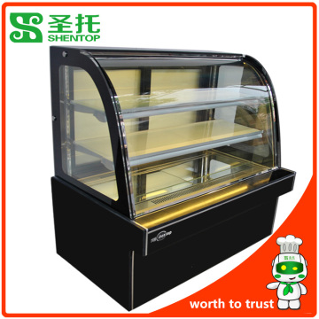 Shentop STPU-C120 compressor refrigerator cake fridge bakery arc cake fridge