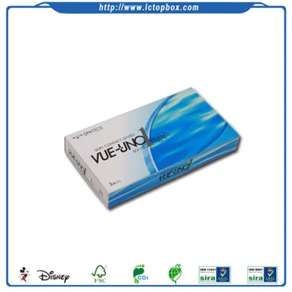 Recylcable health care medicine color box