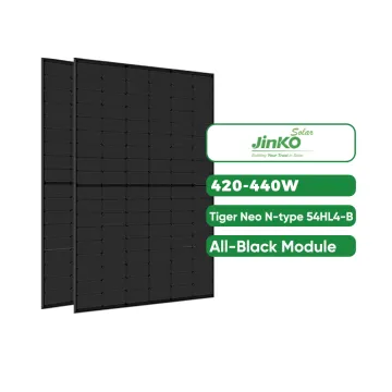 Jinko N-Type Topcon PV Modules 400W-450W Tiger Neo All-Black Solar Panels