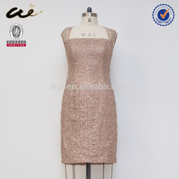 2015 fashion nude sequins wedding dress;prom dress;nude dress