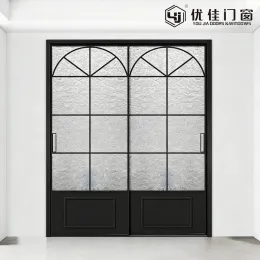 French Style Single Glass Sliding Door