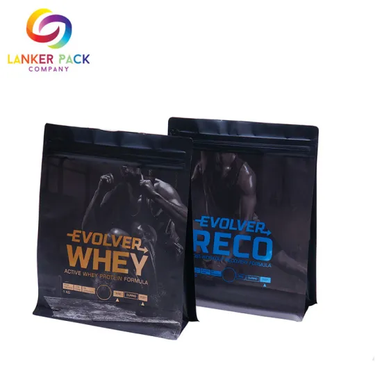 BRC Standard Doypack Protein Powder Bag With Zipper