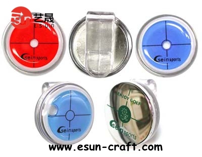 Custom Soft Enameled Metal Golf Ball Markers (BM019)