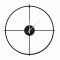 Modern Simple Round Iron Mute Wall Clock