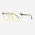 Round Full Rim Acetate Women`s Optical Frames 23A3061